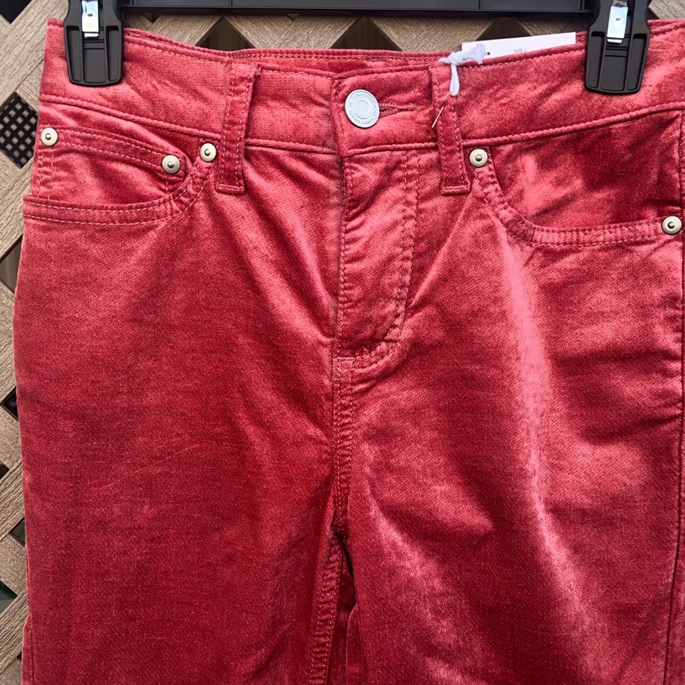 Women’s Lauren Conrad High Skinny Rise Velvet - Picture 5 of 6
